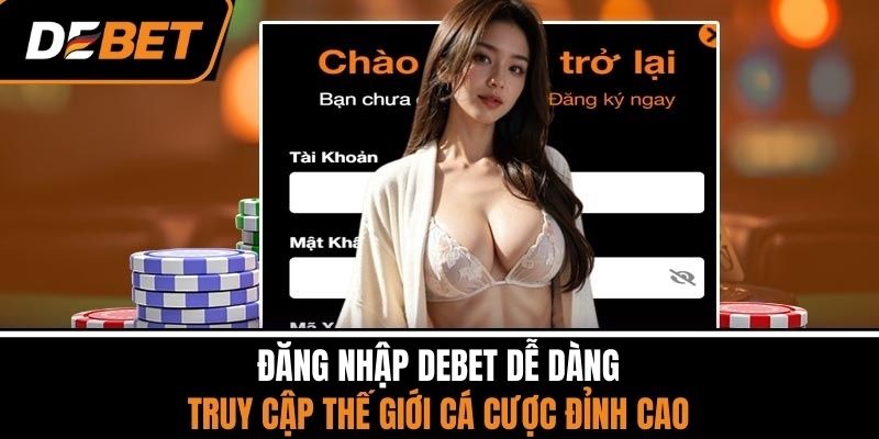 Đăng Nhập DEBET Dễ Dàng – Truy Cập Thế Giới Cá Cược Đỉnh Cao 1 Đăng Nhập DEBET Dễ Dàng – Truy Cập Thế Giới Cá Cược Đỉnh Cao