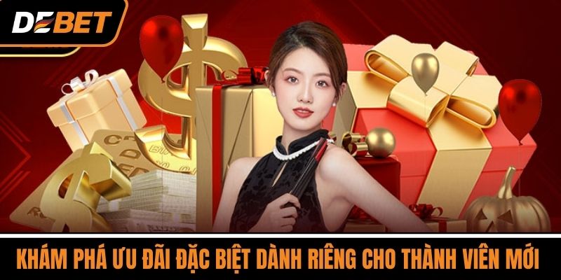 Khuyến Mãi DEBET - Hấp Dẫn Mỗi Ngày, Nhận Thưởng Liên Tục 4 Khám Phá Ưu Đãi Đặc Biệt Dành Riêng Cho Thành Viên Mới